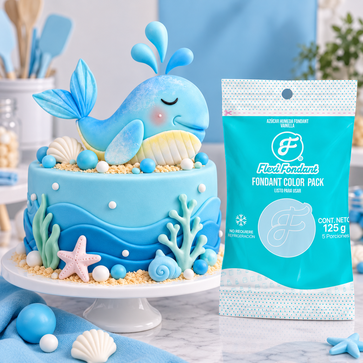 FlexiFondant / Fondant Color Azul Cielo