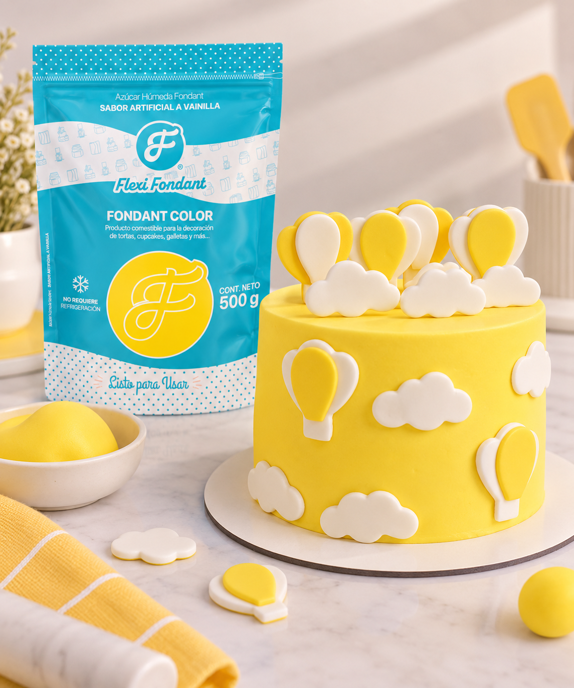 FlexiFondant / Fondant Color Amarillo