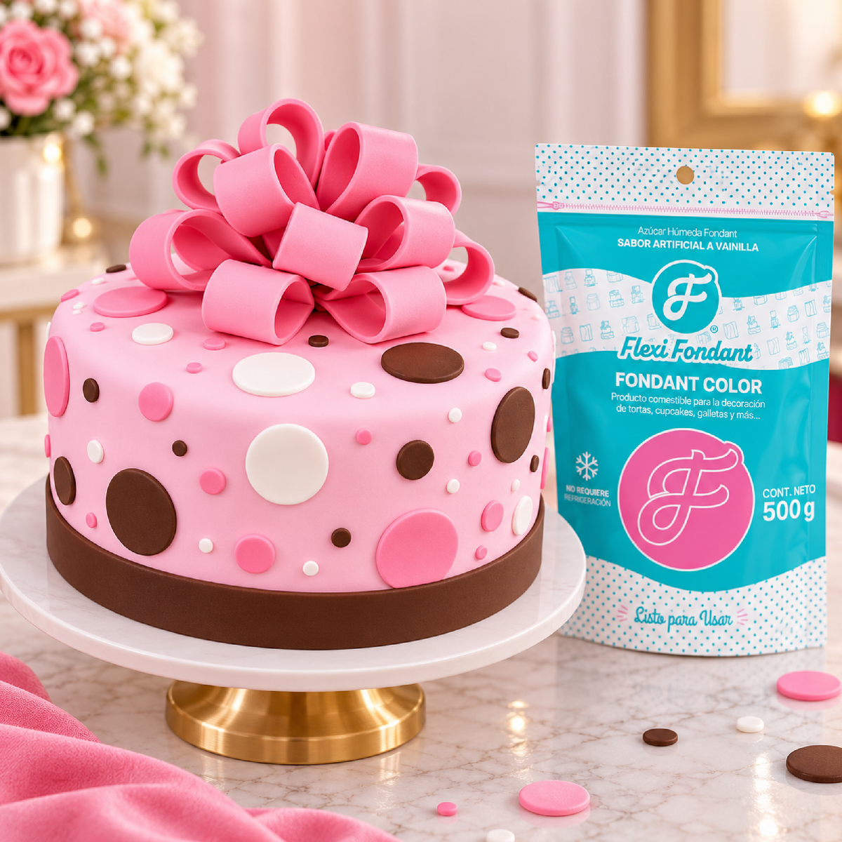 FlexiFondant / Fondant Color Rosa Bebé
