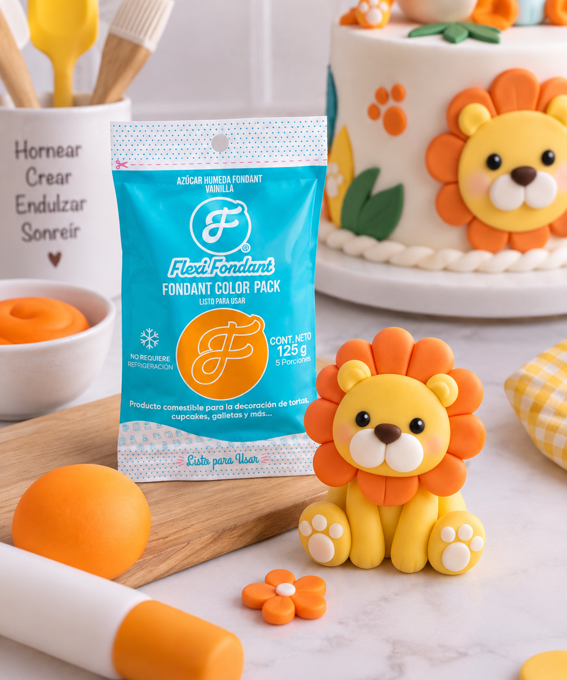 FlexiFondant / Fondant Color Naranja