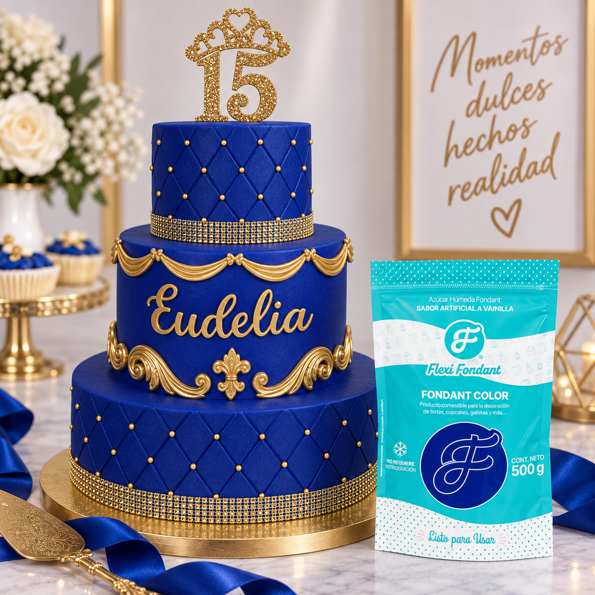 FlexiFondant / Fondant Color Azul Rey