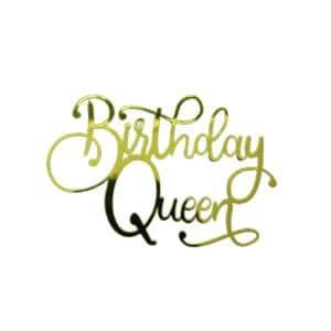 TOPPER BIRTHDAY QUEEN 3