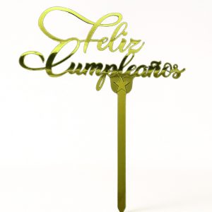 TOPPER FELIZ CUMPLEAÑOS 2