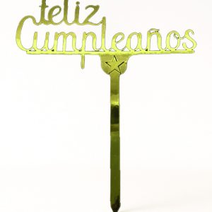 TOPPER FELIZ CUMPLEAÑOS 3