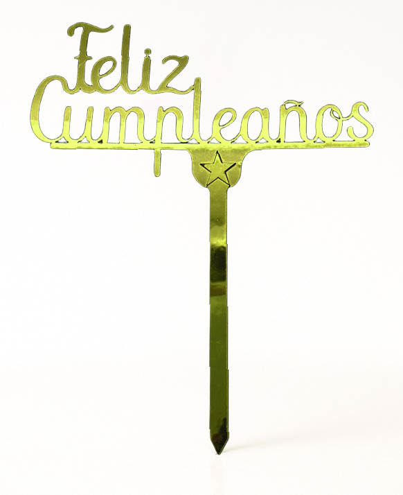FELIZ CUMPLEAÑOS 3 D TOPPER FELIZ CUMPLEAÑOS 3