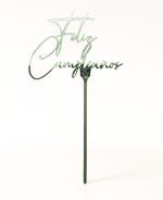 TOPPER FELIZ CUMPLEAÑOS CUR