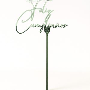 TOPPER FELIZ CUMPLEAÑOS CUR