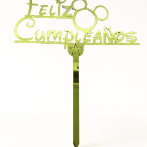 TOPPER FELIZ CUMPLEAÑOS MICKEY