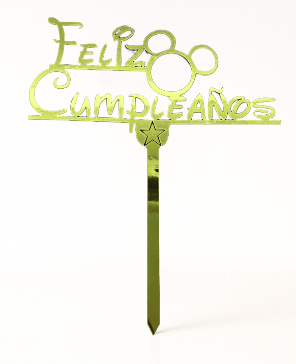 FELIZ CUMPLEAÑOS MICKEY D TOPPER FELIZ CUMPLEAÑOS MICKEY