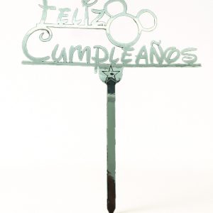 TOPPER FELIZ CUMPLEAÑOS MICKEY