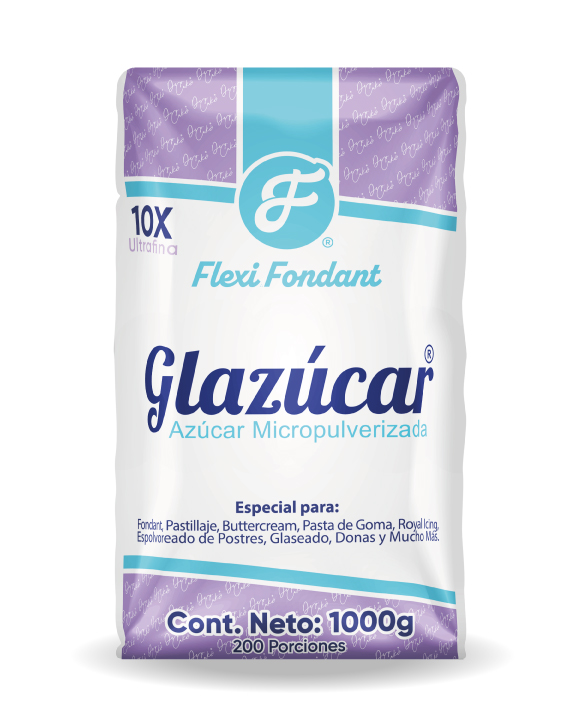 GLAZUCAR-1000g-2025 GLAZÚCAR FLEXIFONDANT azúcar glass AZÚCAR MICROPULVERIZADA