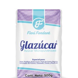Glazúcar 500g Flexifondant, AZÚCAR GLASS, AZÚCAR MICROPULVERIZADA