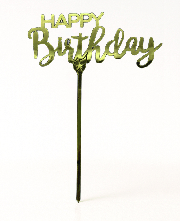 HAPPY BIRTHDAY P TOPPER HAPPY BIRTHDAY