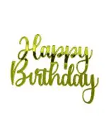 TOPPER Happy Birthday Cursiva 4