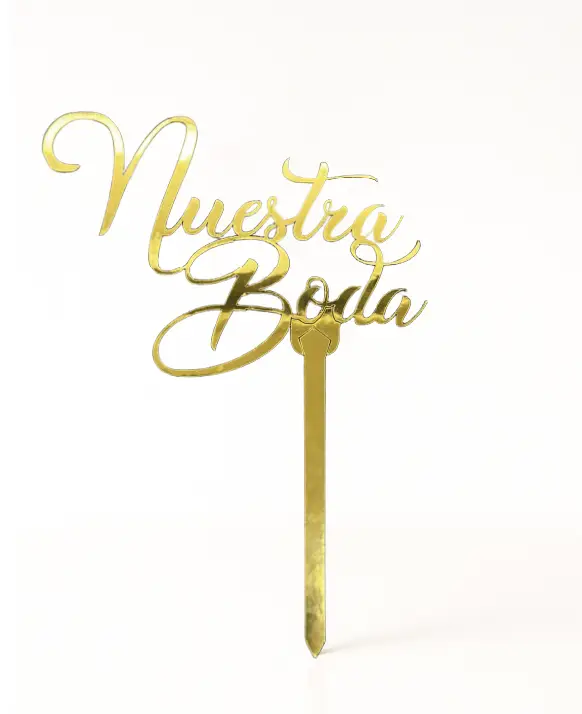 NUESTRA BODA D TOPPER NUESTRA BODA